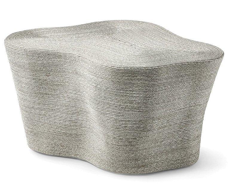 Organic Rope Wrapped Outdoor Coffee Table - Nautical Luxuries