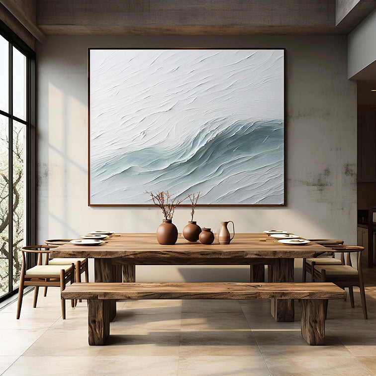 Coastal Abstracts: Blue Ocean Swells - Nautical Luxuries