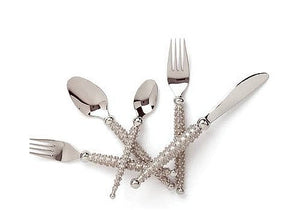 Exotic Sea Urchin South African Pewter Flatware - Nautical Luxuries