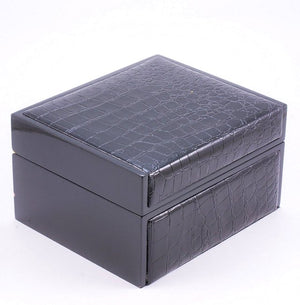Swarovski Crystals Black Pica Shell Luxury Napkin Ring Set - Nautical Luxuries