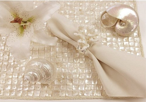 Mother of Pearl Placemats & Table Runners - Nautical Luxuries
