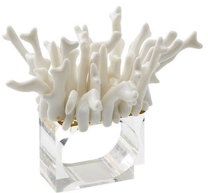 Reef Coral Napkin Ring Sets - Nautical Luxuries
