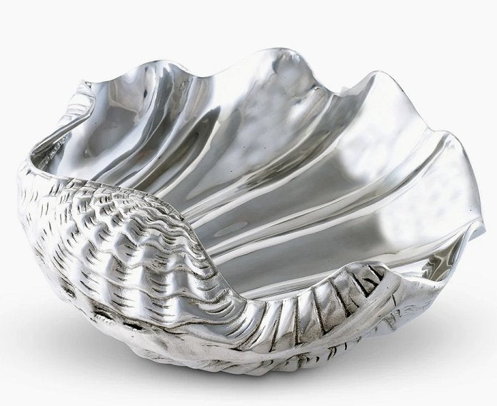 Giant Sea Clam Serving Bowl Centerpiece - Nautical Luxuries