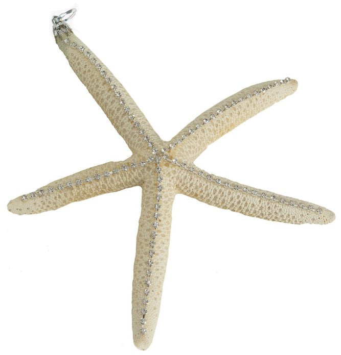 Poseidon's Jewels Swarovski Crystals Seashell Ornament Set - Nautical Luxuries