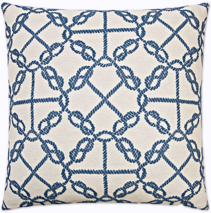 Contempo Indoor Pillows/Figure Eights Accent Pillow - Nautical Luxuries