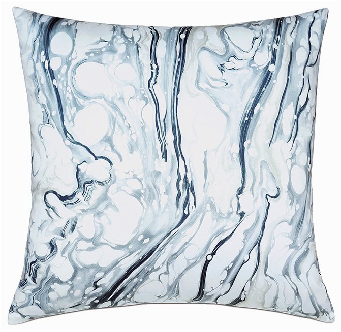 Marble Splash Accent Pillow - Nautical Luxuries