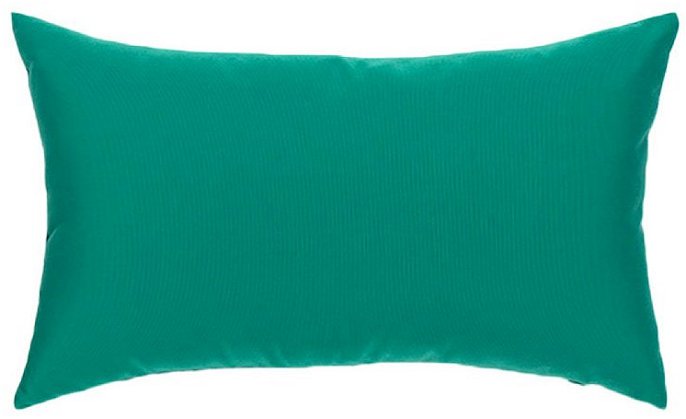 Textured Touch Emerald Sunbrella® Outdoor Pillow - Nautical Luxuries