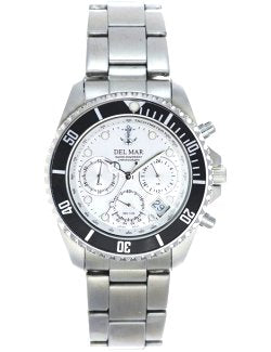 Ship's Anchor Stainless Chronograph Watches - Nautical Luxuries