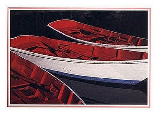Red Dinghies Holiday Cards - Nautical Luxuries