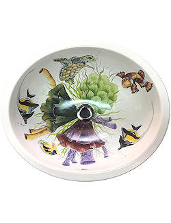 Tropical Reef Coastal Sink - Nautical Luxuries