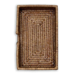 Natural Rattan Disposable Hand Towel Caddies - Nautical Luxuries