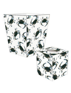 Blue Crabs Decoupage Bath Set - Nautical Luxuries