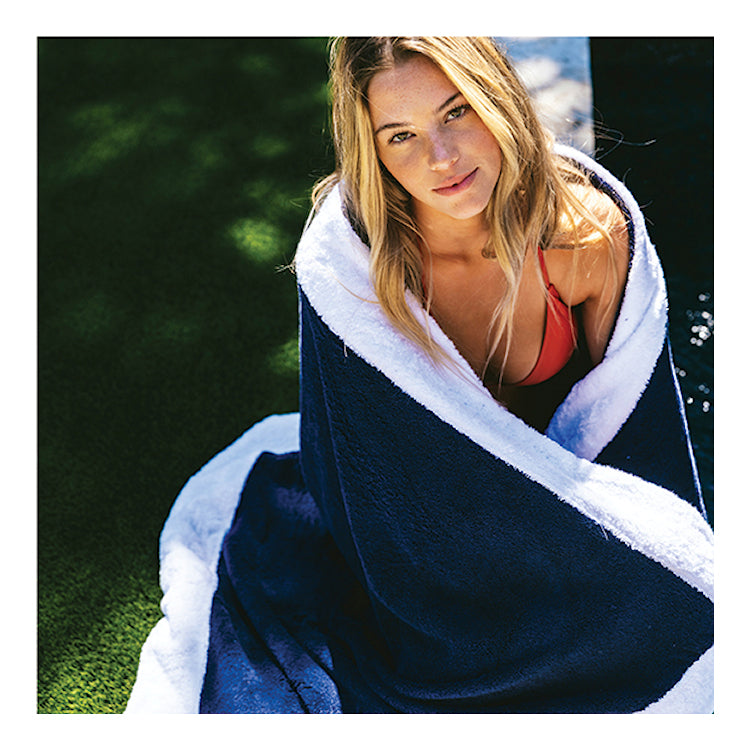 Yachting Luxe Aegean Cotton Beach Towels - Nautical Luxuries