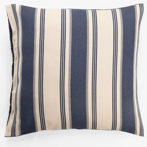 Hatteras Stripe Denim Blue Rustic Bedding Collection - Nautical Luxuries
