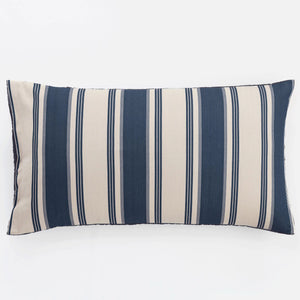 Hatteras Stripe Denim Blue Rustic Bedding Collection - Nautical Luxuries