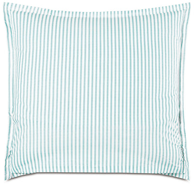 Embroidered Lounge Footie-Seafoam