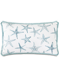 Islands Starfish Bolster Accent Pillow - Nautical Luxuries