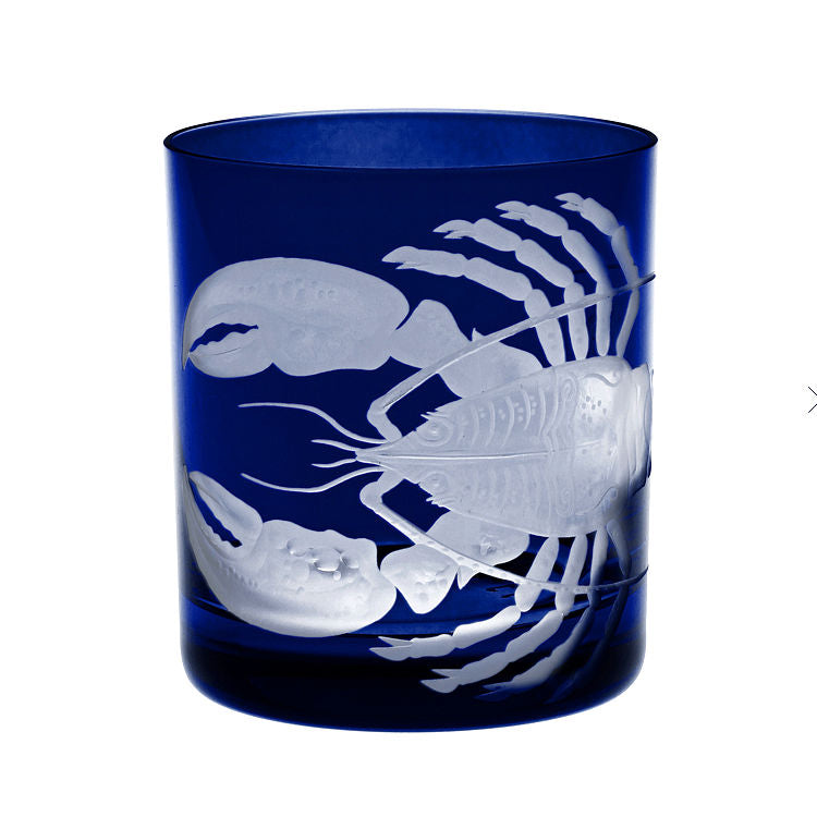 Crab & Lobster Bohemian Crystal Barware