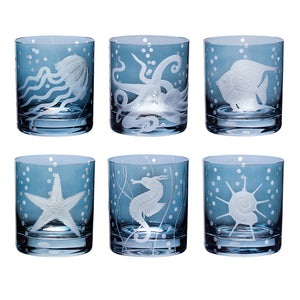 Fruti Di Mare Bohemian Crystal Barware - Nautical Luxuries