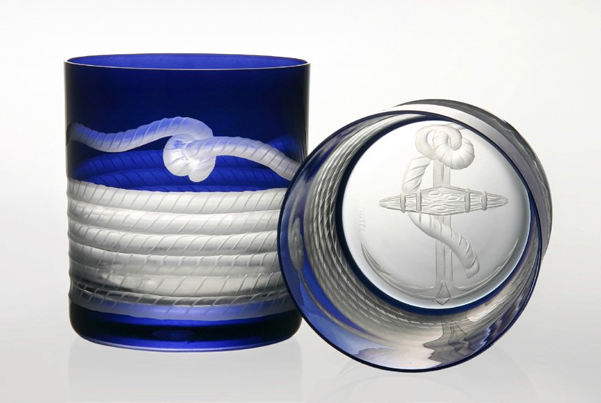 Anchor & Line Bohemian Crystal Barware - Nautical Luxuries