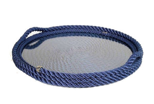 Maritimo Collection Round Nautical Serving Tray - Nautical Luxuries