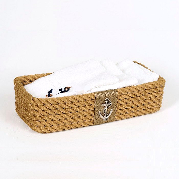 Maritimo Collection Nautical Rope Catchall Tray - Nautical Luxuries