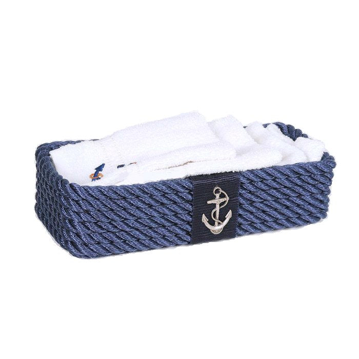 Maritimo Collection Nautical Rope Catchall Tray - Nautical Luxuries