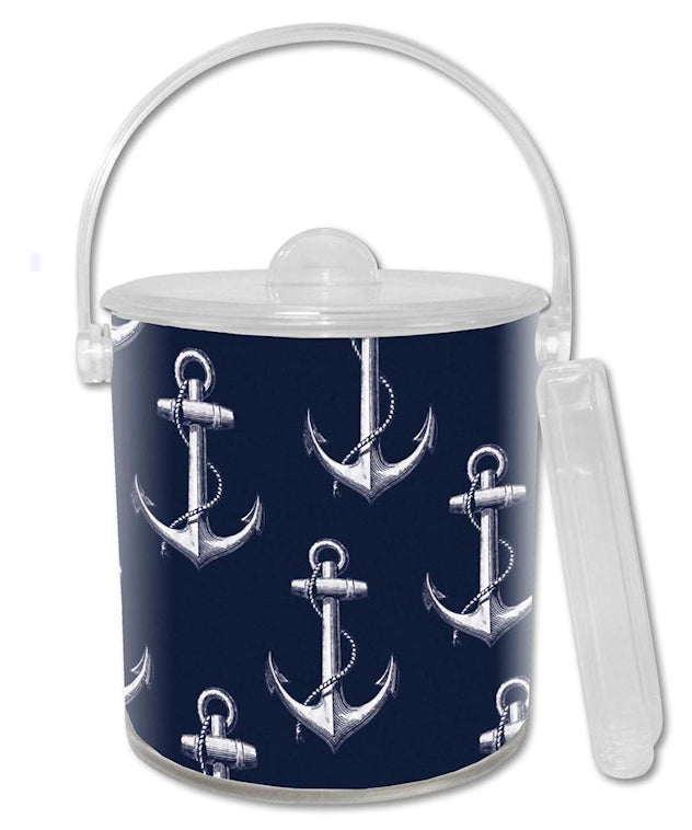 Vintage Anchor Compact Non-Breakable Ice Bucket - Nautical Luxuries