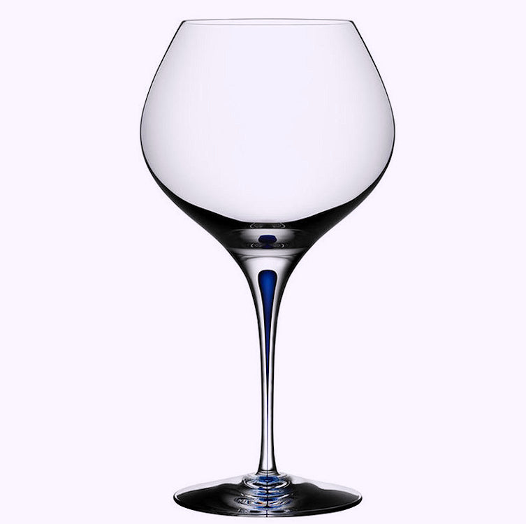 Orrefor's Intermezzo Blue Crystal Glassware - Nautical Luxuries