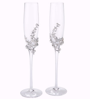 Ocean Pearl Celebration Champagne Flute Sets - Nautical Luxuries