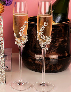 Ocean Pearl Celebration Champagne Flute Sets - Nautical Luxuries