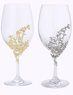 Ocean Pearl Celebration Wine Goblet Sets - Nautical Luxuries