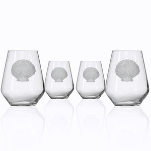 Engraved Shell Barware Collection - Nautical Luxuries