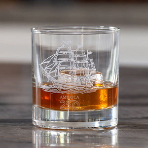 250th Anniversary Tall Ship 4-Pc. Rocks Glass Set