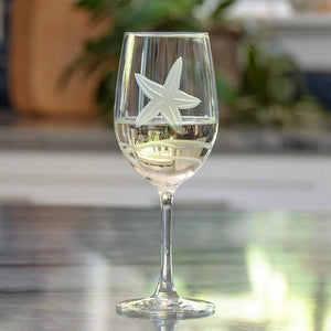 Starfish Garden Coastal Glassware - Nautical Luxuries