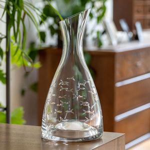 Etched Fish Coastal Barware/Stemware Collection - Nautical Luxuries