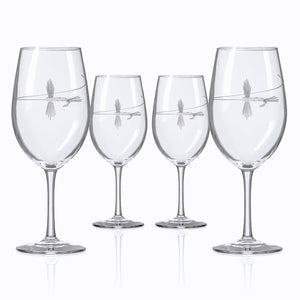 Angler's Etched Glass Barware - Nautical Luxuries