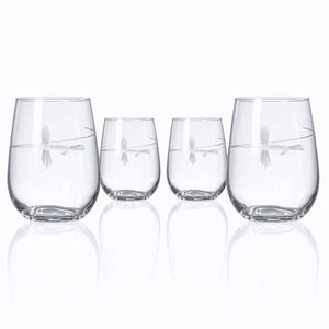 Angler's Etched Glass Barware - Nautical Luxuries