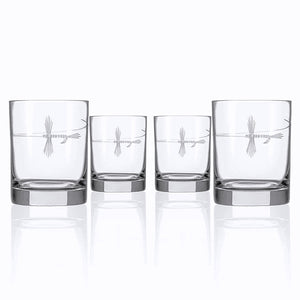 Angler's Etched Glass Barware - Nautical Luxuries