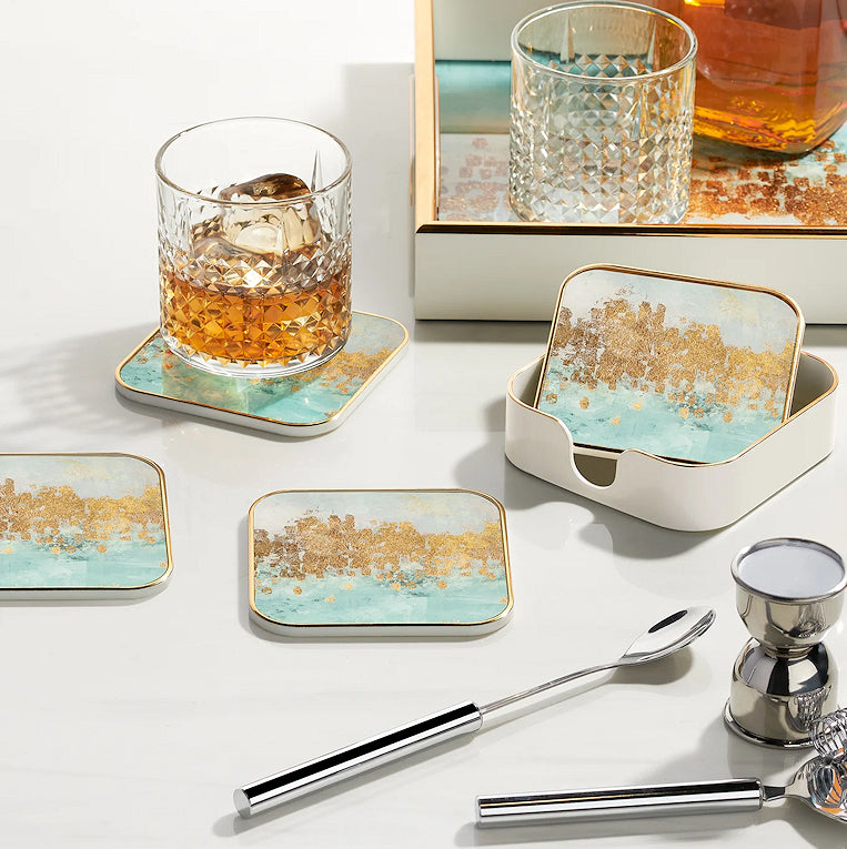 Ocean Mirage Coaster Set - Nautical Luxuries