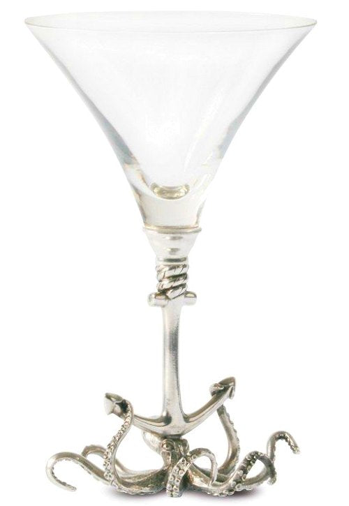 Deep Sea Embrace Pewter Specialty Glass Sets - Nautical Luxuries