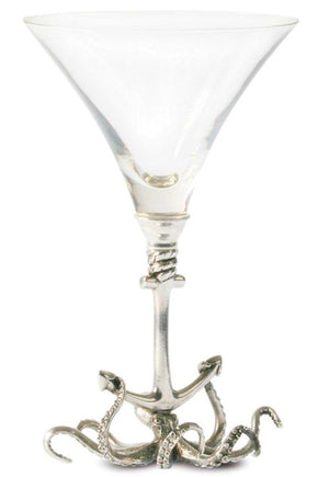Deep Sea Embrace Pewter Specialty Glass Sets - Nautical Luxuries