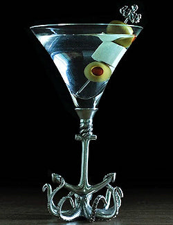 Deep Sea Embrace Pewter Specialty Glass Sets - Nautical Luxuries