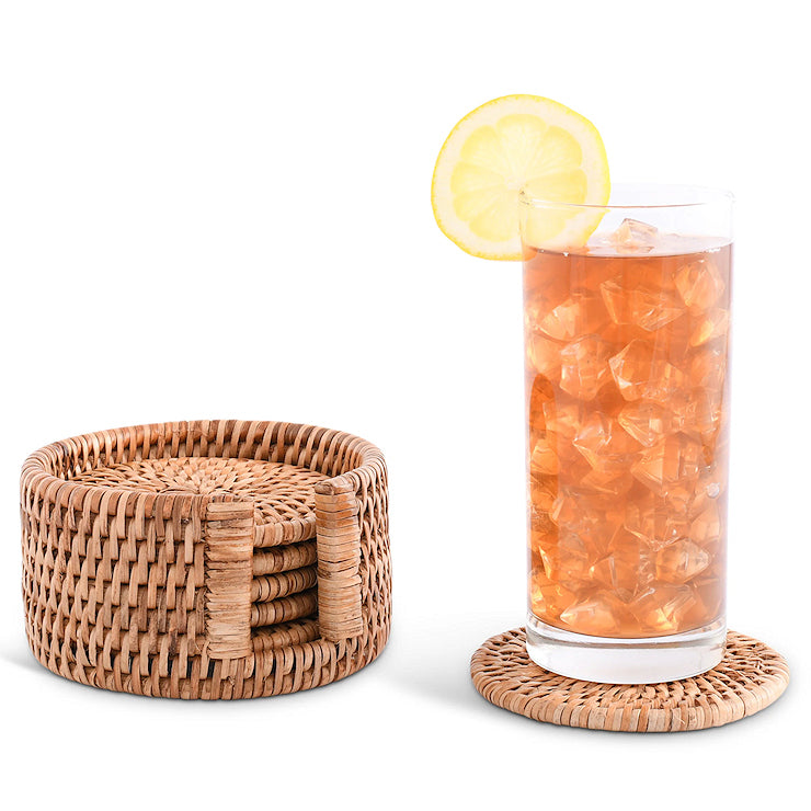 Windjammer Wicker Collection Summer Coaster Set - Nautical Luxuries