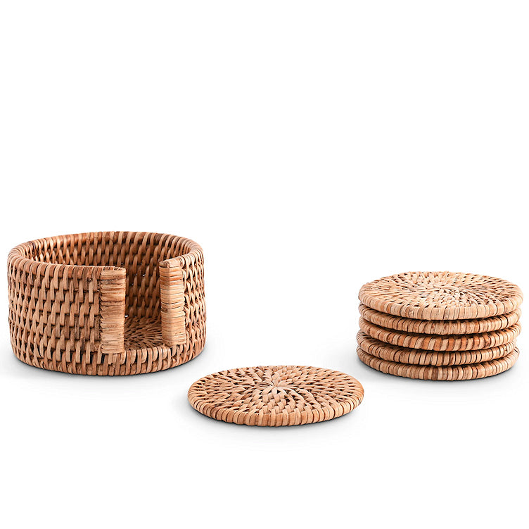 Windjammer Wicker Collection Summer Coaster Set - Nautical Luxuries