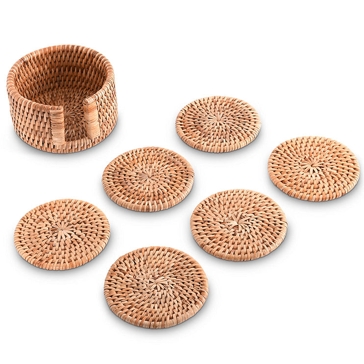 Windjammer Wicker Collection Summer Coaster Set - Nautical Luxuries