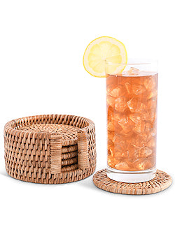 Windjammer Wicker Collection Summer Coaster Set - Nautical Luxuries