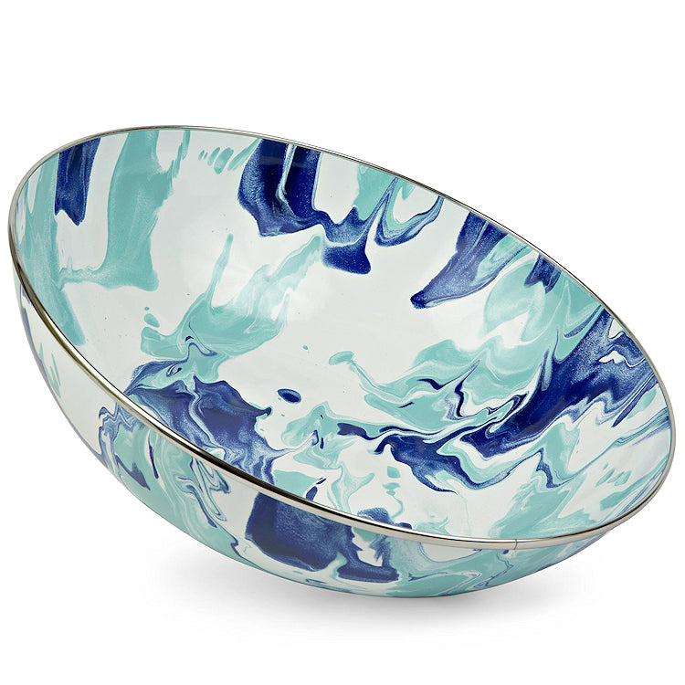 Clear Lake Porcelain Enamelware Dinnerware - Nautical Luxuries