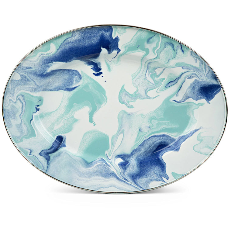 Clear Lake Porcelain Enamelware Dinnerware - Nautical Luxuries