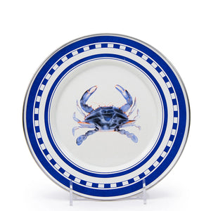Blue Crab Porcelain Enamelware Dinnerware - Nautical Luxuries